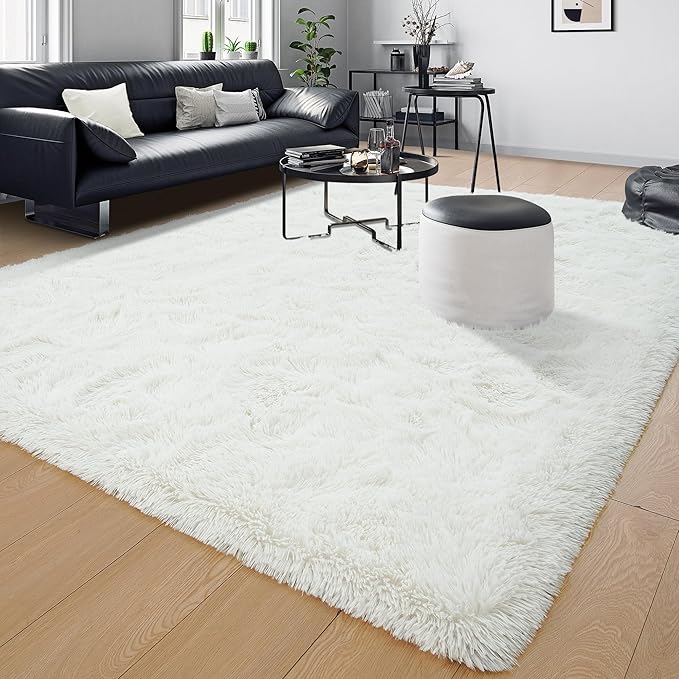 Super Soft Fluffy Rugs for Bedroom, Shag 5x7 Area Rugs for Living Room - Image 8
