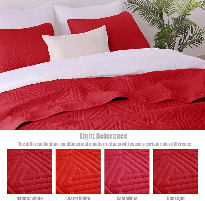 Whale Flotilla Soft Geometric Cal King Quilt Set - Image 7