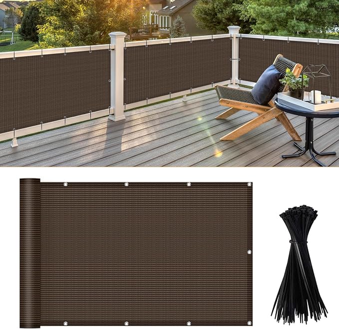 LOVE STORY 3' x 6' Balcony Privacy Screen Cover by LOVESTORY