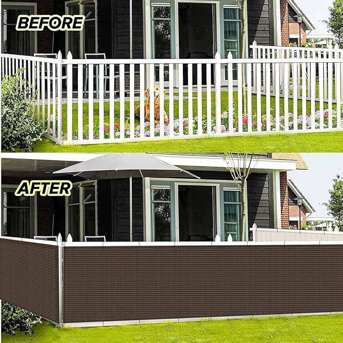 LOVE STORY 3' x 6' Balcony Privacy Screen Cover - Image 3