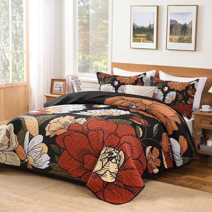 Quilt King Size, Reversible Polyester Coverlet Set - Image 2