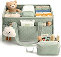 Baby Diaper Caddy Organizer, Baby Basket Shower Gift, Portable Changing Table by PeraBella