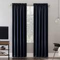 Sun Zero Oslo Theater Grade Extreme Total Blackout Rod Pocket Curtain Panel by SunZero%E2%84%A2