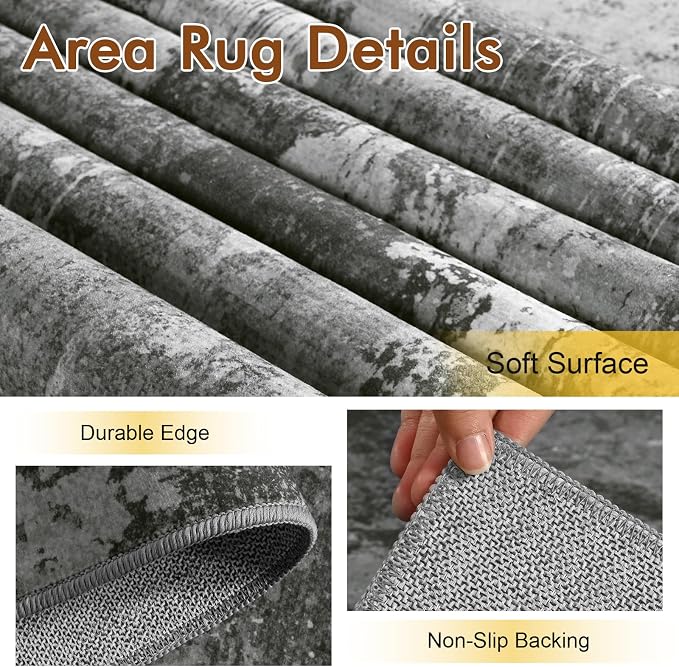 6x9 Ft Large Area Rugs for Living Room, Soft Non-Slip Washable Rugs Modern - Image 6