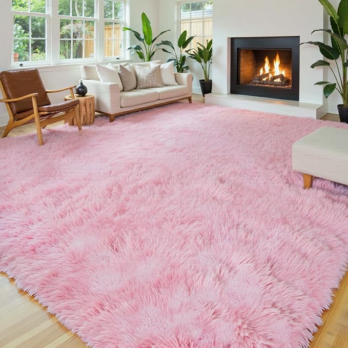 8x10 Area Rugs for Living Room, Fuzzy Plush Carpet for Bedroom Dorm Playroom - Image 4