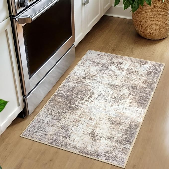 Small Abstract Area Rug 2x3 Ft Entryway Rugs Washable Door Mat Indoor Entrance - Image 9