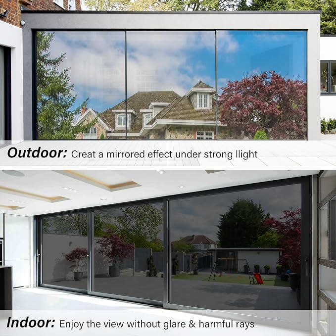 Kromapolis One Way Window Tint Film, 45.2″ x 157.4″ | Heat Control Anti UV - Image 2