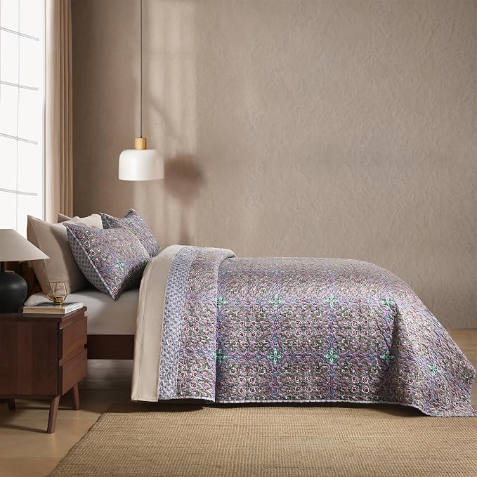 Boho Quilt Queen Set, 3-Piece Bedspread - Image 6