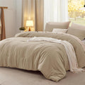 Bedsure California King Comforter Set, Khaki Soft Prewashed Bedding by Unknown
