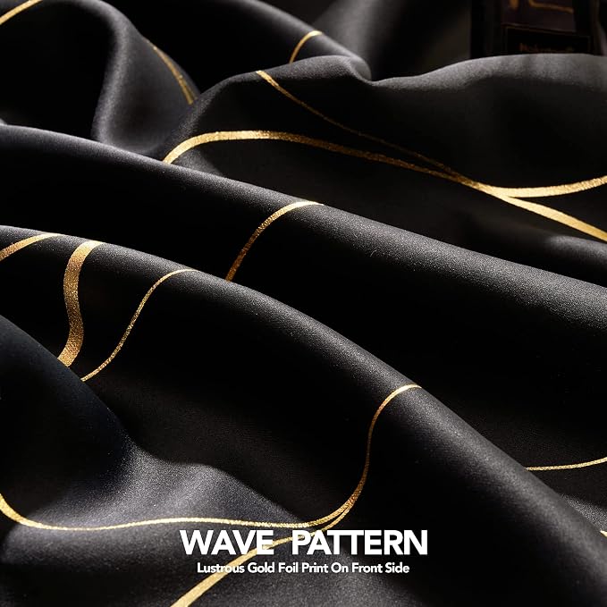 Deconovo Curtains for Living Room, Pattern Blackout Curtains 45 Inches Long | - Image 5