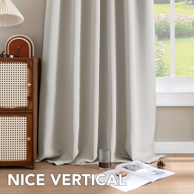 H.VERSAILTEX Blackout Curtains Thermal Insulated Window Treatment Panels Room - Image 8