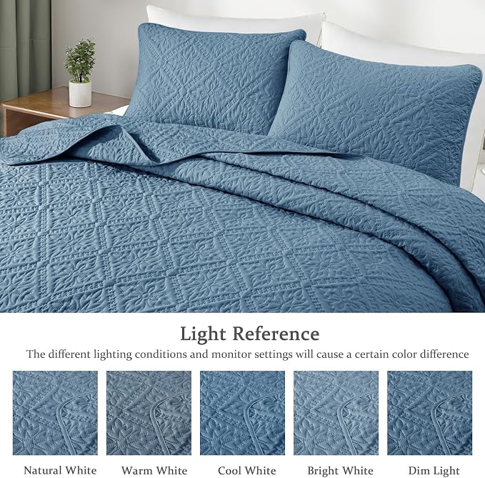 Exclusivo Mezcla Twin Quilt Set, All Season Bedding - Image 3