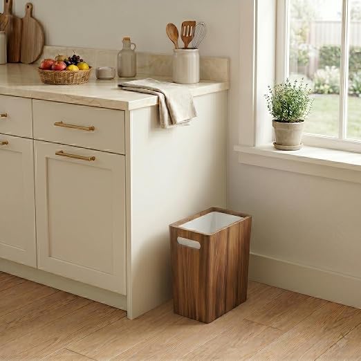 Coeusy 3 Gallon Wooden Trash Can - Image 9