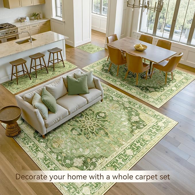 RELEANY Washable Area Rug, Runner 2'x10', Water Repellent, Pet Friendly - Image 3