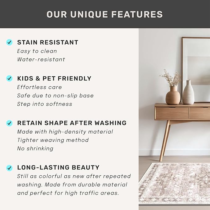 Boho Bathroom Rugs - Image 7