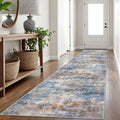 Abstract Runner Rug 3x16 Ft Extra Long Washable Runners by iOhouze