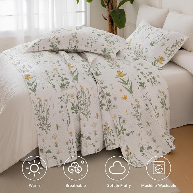 Lady Ann Cotton King Size Quilt Set - Image 3