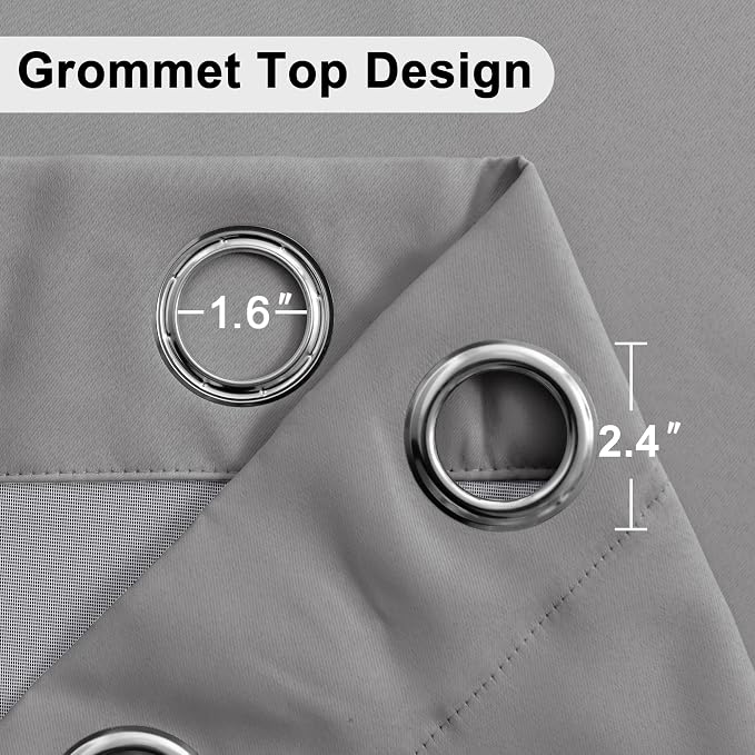 XWZO 100% Blackout Curtains - Image 6
