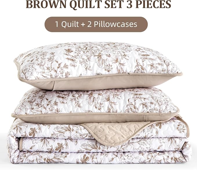 WONGS BEDDING California King Quilt, Polyester Coverlet, Breathable All-Season - Image 7