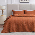 Love's cabin California King Size Quilt Bedding Set Umber Bedspread by Lovescabin