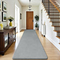 Modern Soft Hallway Runner Rug, 3x10 Feet Washable Long Runner Rugs | Grey by AmeareaDirect