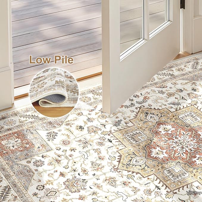 cotiled 3x5 Area Rug for Living Room, Traditional, and Laundry Room - Image 4