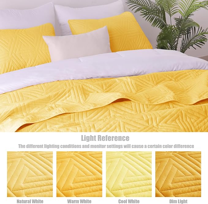 Whale Flotilla Soft Geometric Cal King Quilt Set - Image 7