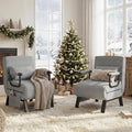 TYBOATLE Sleeper Chair Bed Set of 2, Folding Futon Sofa Bed, Light Grey | Comfy by TYBOATLE