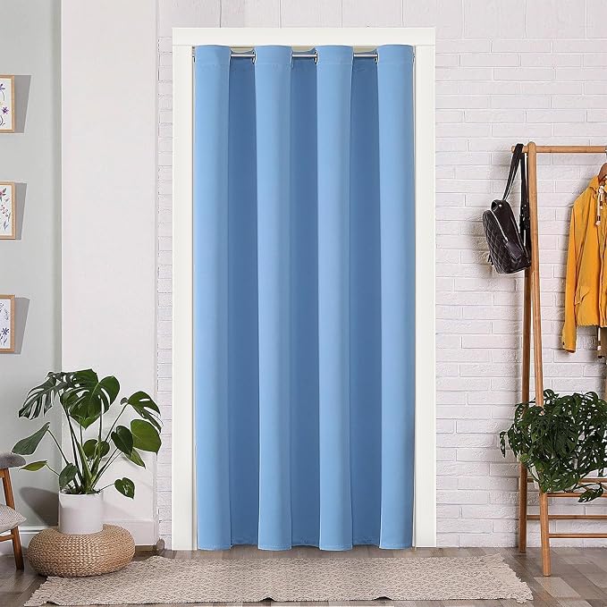 ChrisDowa Blackout Curtains for Bedroom 90 Inch Door Curtain, 1 Panel | 52W x by ChrisDowa