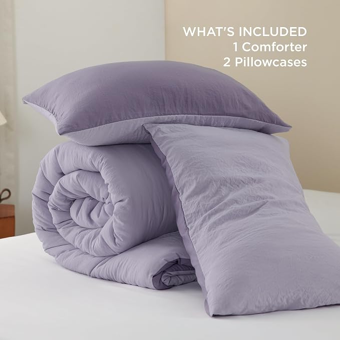 Bedsure King Comforter Set, 3 Pieces GentleSoft™ Bed Set, 1 Lightweight - Image 6