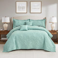 HZ & HY Oversized Alaskan King Bedspreads 138x122, Seaglass | Extra Wide by HZHY