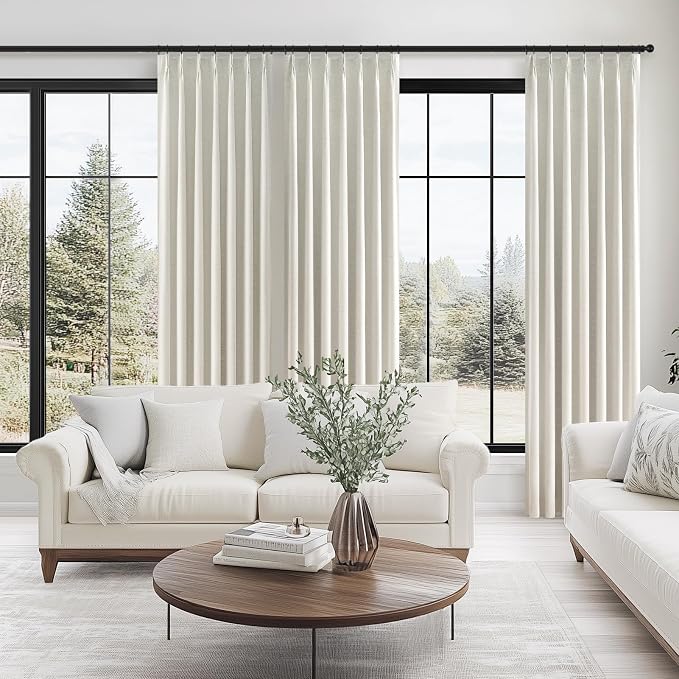 Topfinel 96 Inches Long Pinch Pleated 100% Blackout Curtains, Thermal Insulated - Image 7