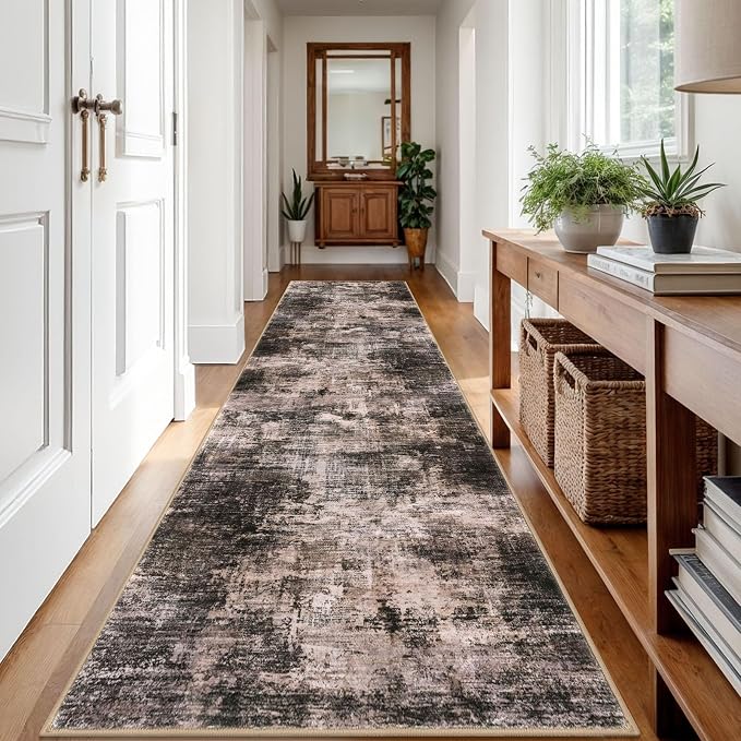 Abstract Runner Rug 3x12 Ft Washable Runners - Image 9