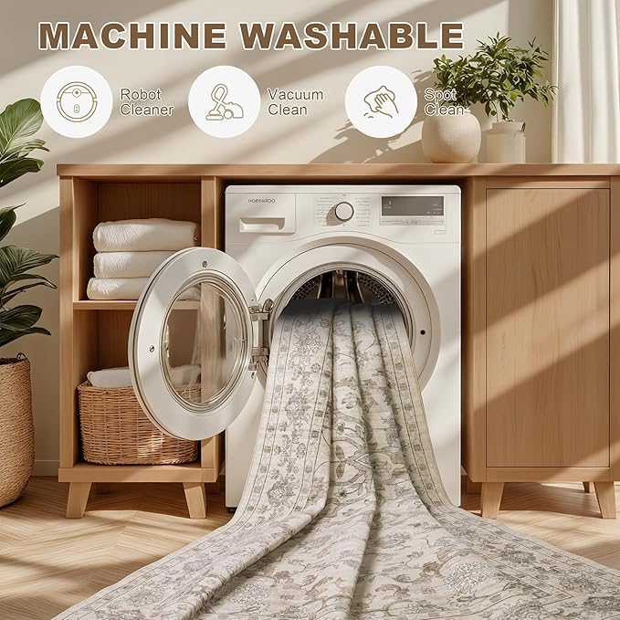 10x12 Area Rugs Living Room: Washable Rug - Image 6