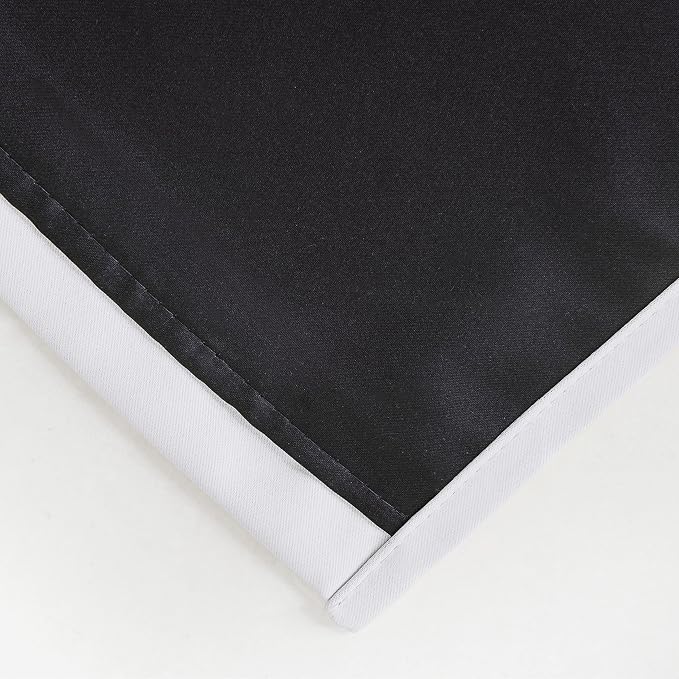 100% Blackout Curtains 52 x 95 Inch/White Curtains 2 Panels - Image 8