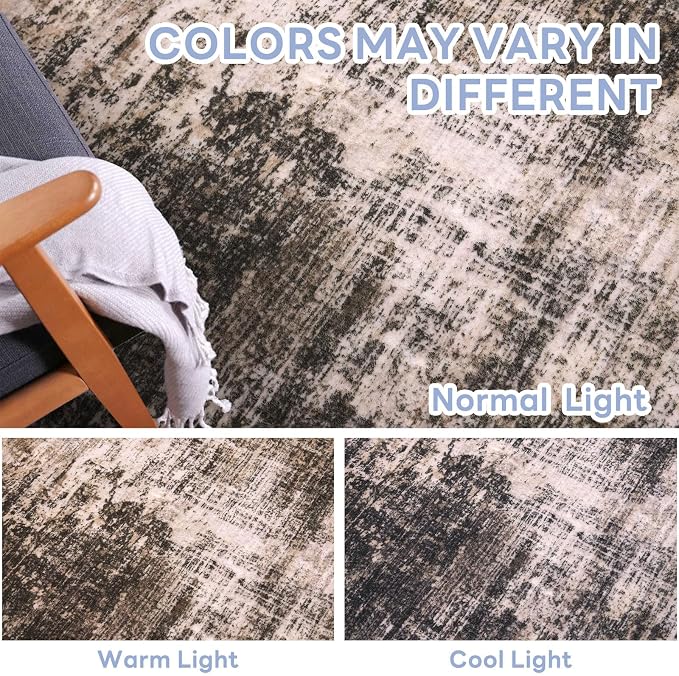 Abstract Runner Rug 3x20 Ft Extra Long Washable Runners - Image 9