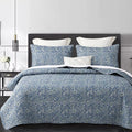 DURLENGEN Quilt Set Queen Size 3Pcs, Soft Microfiber Lightweight Bedspread by DURLENGEN