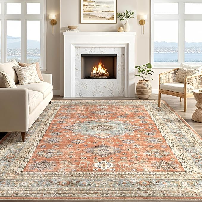 cotiled 8x10 Area Rug for Living Room, Traditional, Dining Room, and Home Office - Image 5