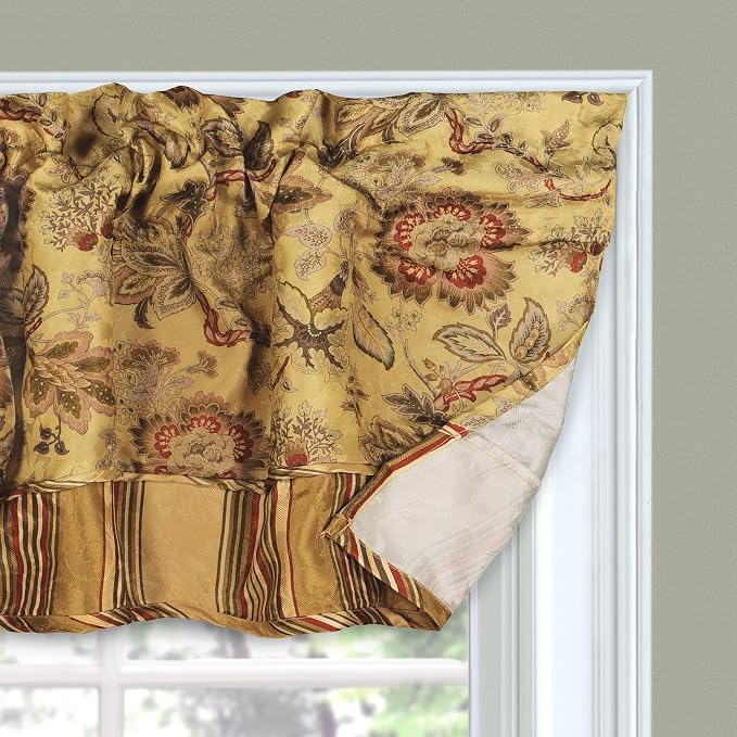 Waverly Traditions Navarra Farmhouse Scalloped Rod Pocket Valance - Image 3