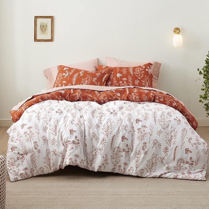 Bedsure Terracotta Twin/Twin XL Comforter Set - Image 3