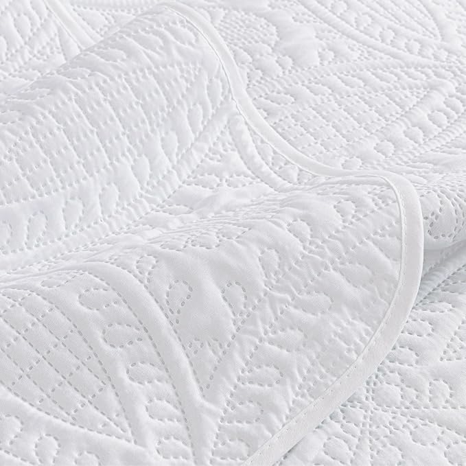 Chezmoi Collection Austin 3-piece Oversized Bedspread Coverlet Set - Image 7