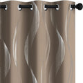Deconovo Curtains for Living Room, Pattern Blackout Curtains 72 Inches Long | by Unknown
