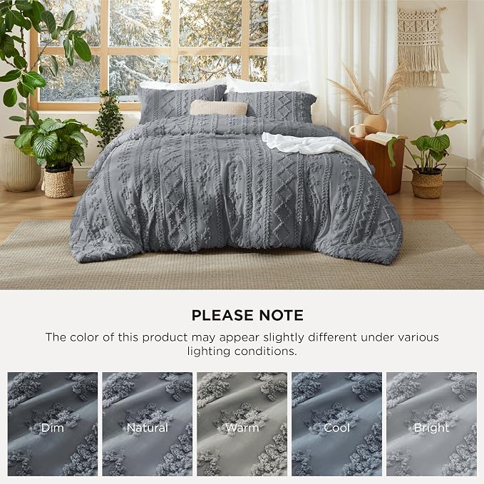 Bedsure Tufted Boho Comforter Set Queen Size - Image 9