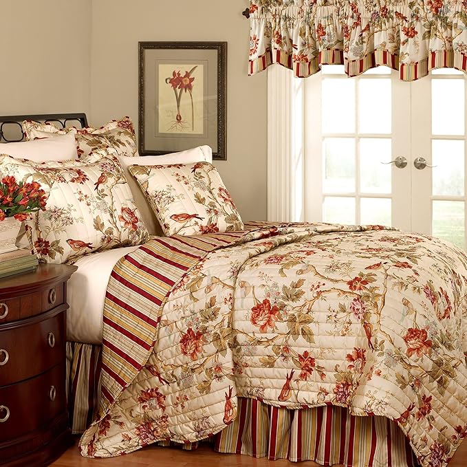Waverly Charleston Chirp 3 Piece Quilt Set by Waverly