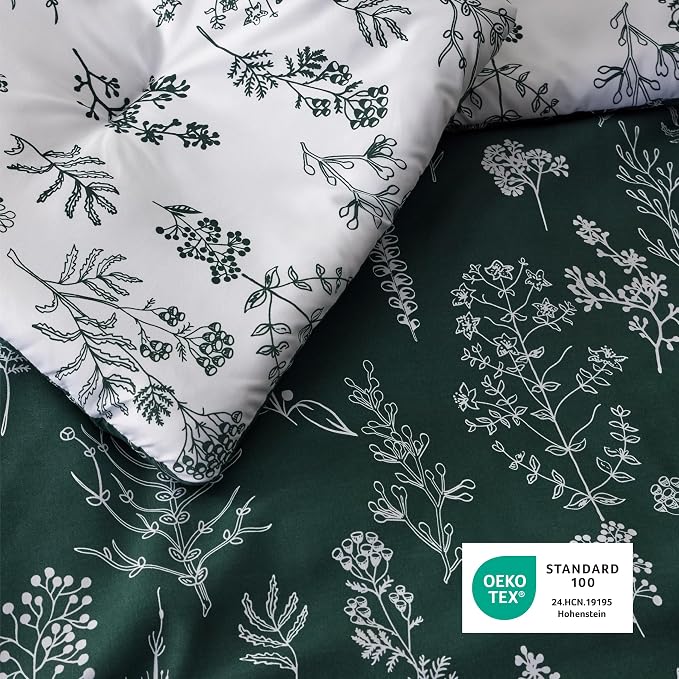 Bedsure Dark Green Twin/Twin XL Comforter Set - Image 5