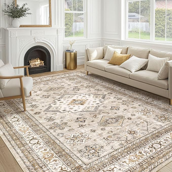 cotiled 9x12 Area Rug for Living Room, Traditional, Dining Room, and Home Office by COTILED