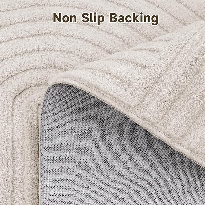 Pauwer 3x6 Area Rugs for Living Room, Modern Non Slip Washable Rug, Soft Fluffy - Image 5