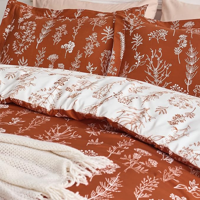 Bedsure Terracotta Twin/Twin XL Comforter Set - Image 4