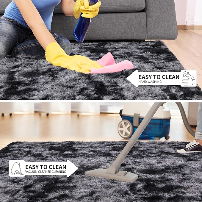 Area Rugs 10x14 for Living Room, Super Soft Fluffy Rugs for Bedroom, Modern - Image 5