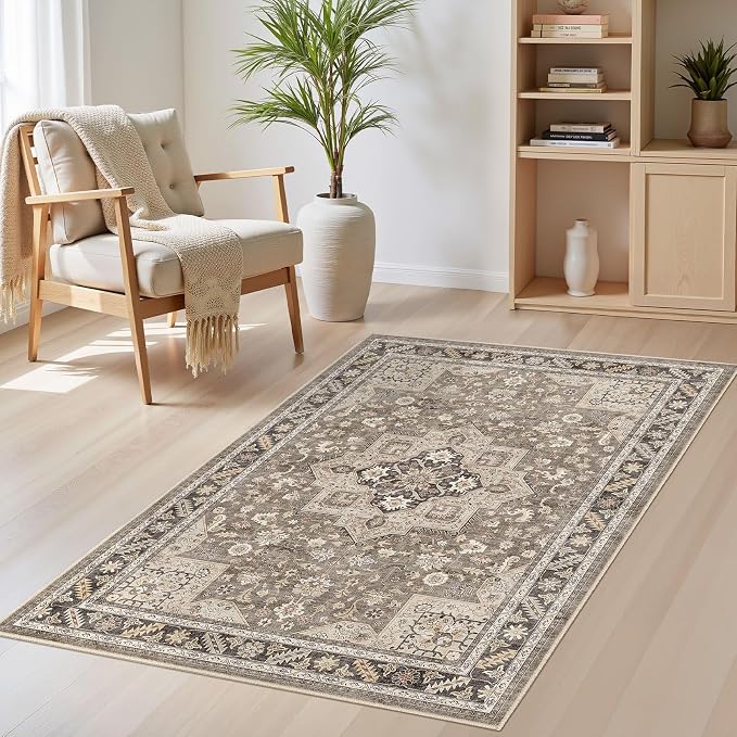 cotiled 3x5 Area Rug for Living Room, Traditional, and Laundry Room by COTILED